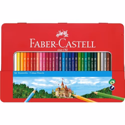 Faber-Castell 115886, Beige, Noir, Bleu, Bronze, Marron, Vert, Multicolore, Rose, Blanc, Jaune, 1 pièce(s)