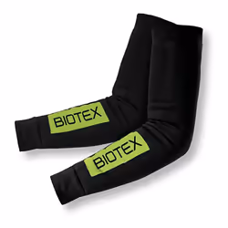 Manchettes thermiques Biotex - Noir/Vert fluo - Adulte - VTT