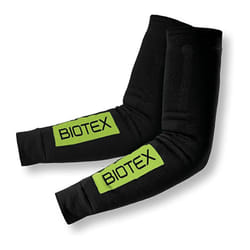 Manchettes thermiques Biotex - Noir/Vert fluo - Adulte - VTT