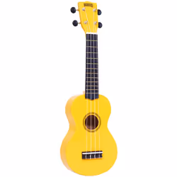 Mahalo M1 Rainbow, Ukulele acoustique, Ukulele classique, Soprano, Noir, Jaune, Sengon, 4 cordes