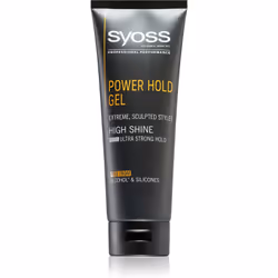 Maximisez la tenue de vos coiffures. Le gel texturisant Syoss Power Hold Gel permet de créer facilement des coiffures sophist ...
