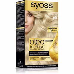 La coloration permanente à l’huile Syoss Oleo Intense laisse vos cheveux brillants et doux comme après une bonne cure de nutr ...