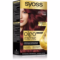 La coloration permanente à l’huile Syoss Oleo Intense laisse vos cheveux brillants et doux comme après une bonne cure de nutr ...