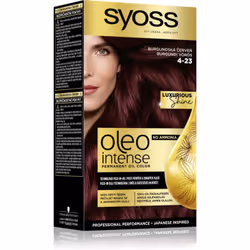 La coloration permanente à l’huile Syoss Oleo Intense laisse vos cheveux brillants et doux comme après une bonne cure de nutr ...