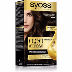 La coloration permanente à l’huile Syoss Oleo Intense laisse vos cheveux brillants et doux comme après une bonne cure de nutr ...