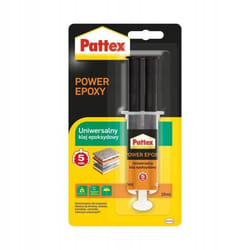 Colle époxy - Pattex - Power Epoxy - 25 ml - Réparation rapide - Résistance à leau