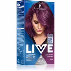 Schwarzkopf LIVE Urban Metallics teinte U69 Amethyst Chrome 1 pcs