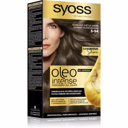 La coloration permanente à l’huile Syoss Oleo Intense laisse vos cheveux brillants et doux comme après une bonne cure de nutr ...
