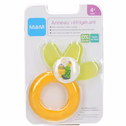MAM Anneau de Dentition Réfrigérant Bleu Vert + Boite de Stérilisation Ours Pinguoin