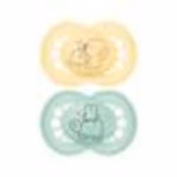 Sucettes-MAM Sucette Original Nature - 6+ Mois - Silicone X2 (Modèle : Ours et Renard)