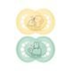 Sucettes-MAM Sucette Original Nature - 6+ Mois - Silicone X2 (Modèle : Ours et Renard)