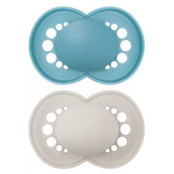 MAM 2 Sucettes Original Tendance 18 Mois et + - Couleur : Bleu