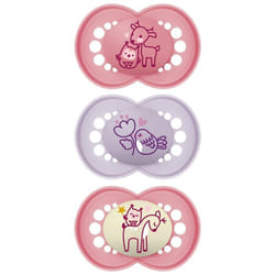 Mam Sucette Original + de 18 Mois Rose Lot de 3 Référence 18