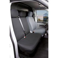Walser - Housse de siège Transporter en tissu pour vw T5, double banquette avant pliable