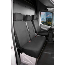 Walser - Housse de siège Transporter en tissu pour vw Crafter, Mercedes Sprinter, siège simple et double