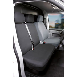 Walser - Housse de siège Transporter en tissu pour vw T6, double banquette avant