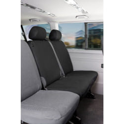 Walser - Housse de siège Transporter en tissu pour vw T6, double banquette arrière