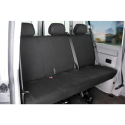 Walser - Housse de siège Transporter en tissu pour vw T6, banquette 3 places
