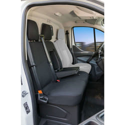 Walser - Housse de siège Transporter en tissu pour Ford Transit, double banquette avant