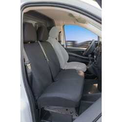 Walser - Housse de siège Transporter en tissu pour Mercedes Vito 447, double banquette avant