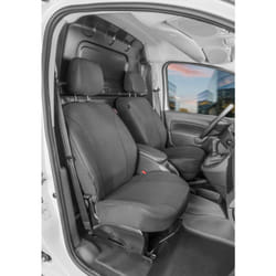 Walser - Housse de siège Transporter en tissu pour Mercedes-Benz Citan W415, 2 sièges simples à l'avant