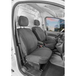 Walser - Housse de siège Transporter en tissu pour Ford Transit Courier 2, 2 sièges simples à l'avant