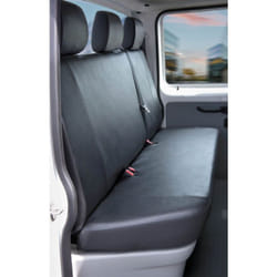 Housse de siège Transporter en simili cuir pour VW T5, banquette 3 places pour véhicule à plateau