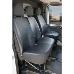 Walser - Housse de siège Transporter en simili cuir pour Ford Transit, siège simple et double