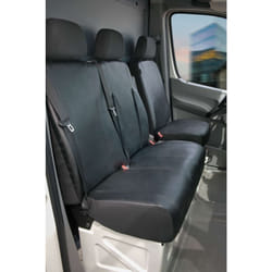 Walser - Housse de siège Transporter en simili cuir pour Mercedes-Benz Sprinter, vw lt, siège simple et double