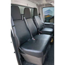 Housse de siège Transporter en simili cuir pour Iveco Daily IV, siège simple et double