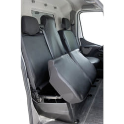 Walser - Housse de siège Transporter en simili cuir pour Opel Movano, Renault Master, Nissan Interstar, siège simple &