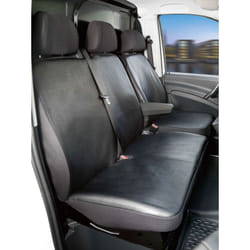 Walser - Housse de siège Transporter en simili cuir pour Mercedes-Benz Viano/Vito, banc simple et double