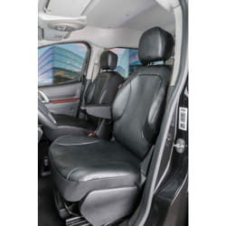 Walser - Housse de siège Transporter en simili cuir pour Citroën Berlingo, 2 sièges simples à l'avant