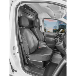 Walser - Housse de siège Transporter en simili cuir pour Mercedes-Benz Citan W415, 2 sièges simples avant