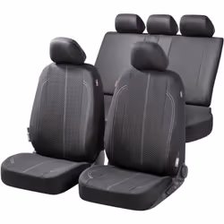 Donnez un nouveau style à votre voiture avec le Housse de siège auto Tratto de couleur noir. Il est fabriqué en Polyester et, ...