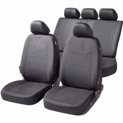 Donnez un nouveau style à votre voiture avec le Housse de siège auto Speedway de couleur noir. Il est fabriqué en Polyester v ...