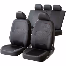 Donnez à votre voiture un style classique et moderne avec le Housse de siège auto Logan de couleur noir-rouge. Il est fabriqu ...