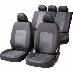 Donnez à votre voiture un style classique et moderne avec le Housse de siège auto Ellington de couleur gris-noir. Il est fabr ...