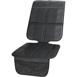 Walser - Coussin pour siège enfant George Premium xl, tapis de protection pour siège enfant noir