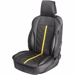 Donnez à votre voiture un look sportif avec le couvre-siège Kimi. Le produit est fabriqué en cuir PU résistant qui s'étend ju ...