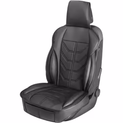 Donnez à votre voiture un look sportif avec le couvre-siège Kimi. Le produit est fabriqué en cuir PU résistant qui s'étend ju ...