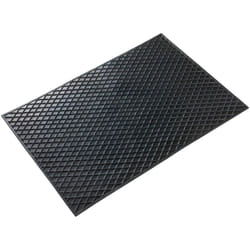 Walser - Tapis en caoutchouc rectangle env. 70x50 cm noir