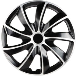 Enjoliveurs Aero Bicolor 15', 4 pièce noir/argent
