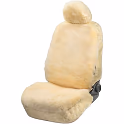 Fourrure d'agneau de haute qualité - hauteur de la laine: 25mm , Approuvé par le TÜV Rheinland* - compatible avec les airbags ...