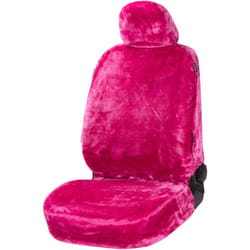 Walser - Housse de siège Teddy en fausse fourrure teddy vegan rose
