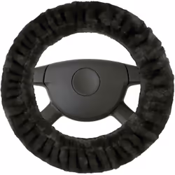 La housse de volant douce et moelleuse Teddy dans la couleur anthracite vous offre un confort agréable et se distingue par so ...