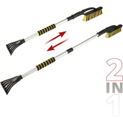 Walser - Brosse à neige avec racleur de glace télescopique 88-115 cm