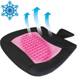 Walser - Coussin de siège Cool Touch noir-rose