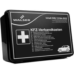 Walser - Boîte de secours kfz noire selon la norme din 13164:2022
