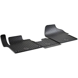 Tapis en caoutchouc DirtGuard pour Citroen Jumpy III 2016-auj., Peugeot Expert 2016-auj., fixation ronde